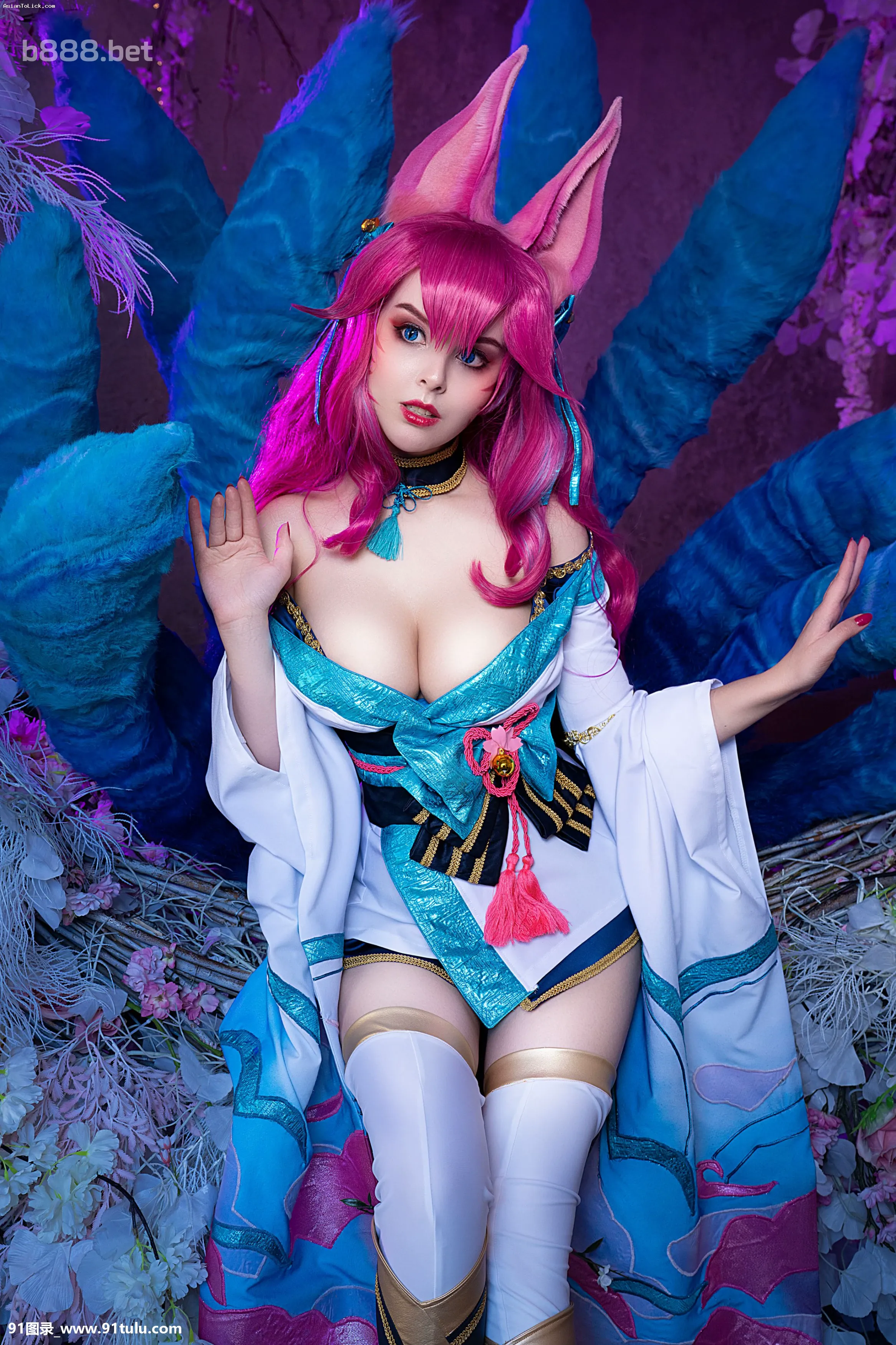 Helly Valentine   Ahri Spirit Blossom Nude Cosplay [20P][ハービー 山口 写真 集]